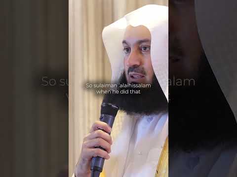 The Secret Of The Prophet Sulaiman's Supplication | Mufti Menk