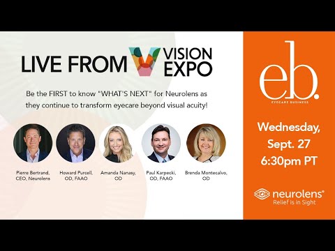 Neurolens x EB - VEW Livestream!