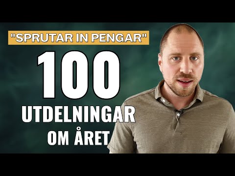 100 utdelningar om året: Om du gör så här!