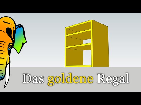 Das goldene Regal | Proportionen zum Möbeldesign am Beispiel eines Regals | goldener Schnitt
