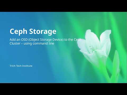 Ceph Storage (Quincy) || Add Object Storage Device (OSD) to Ceph Cluster || Ceph Orchestrator CLI ||