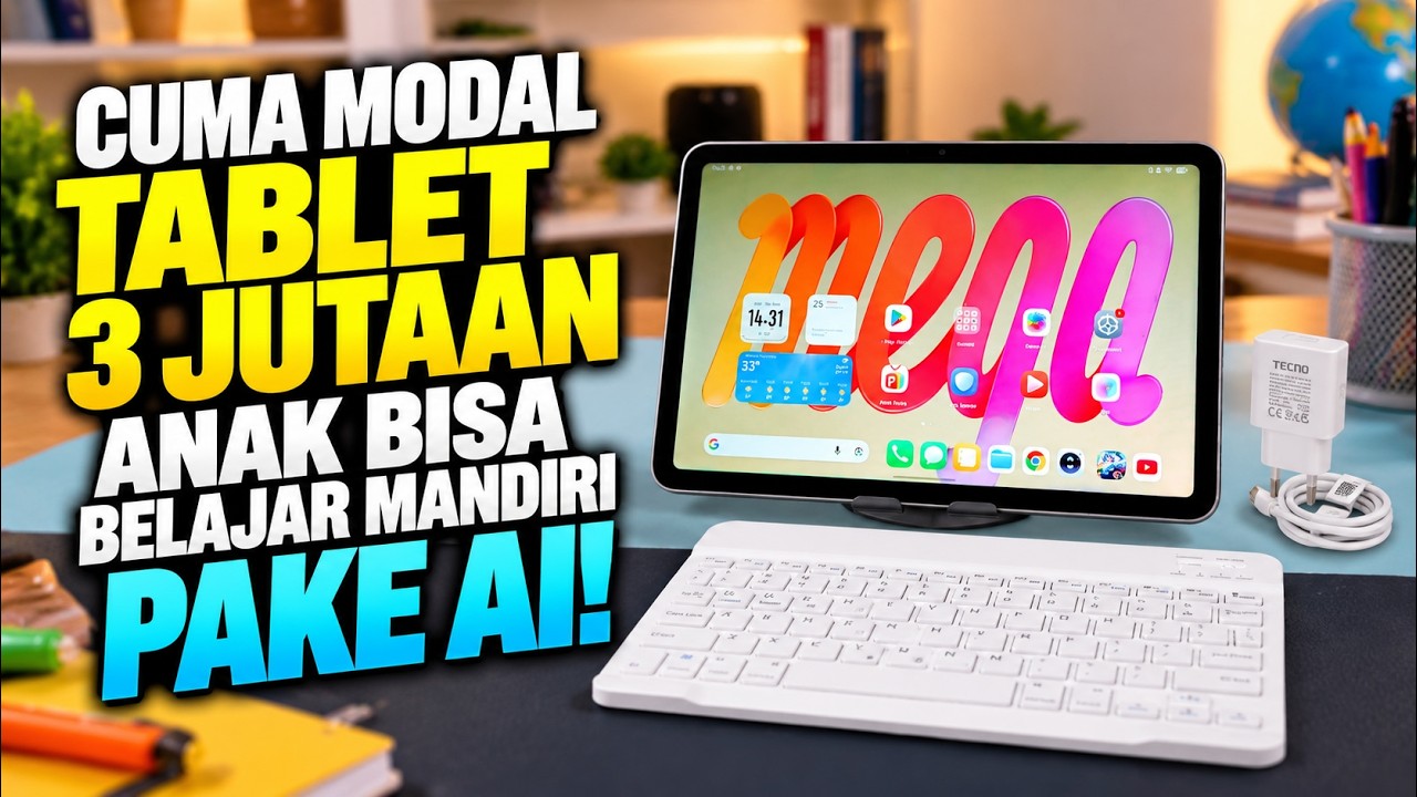 TABLET INI BISA BANTU BIKIN PR‼️ Unboxing & Hands-on Tecno MegaPad SE 2