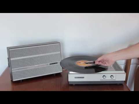 Philips Record Player 60's (Valves Portable Turntable)