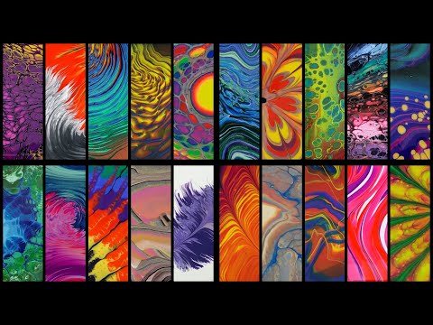 20 Different Acrylic Pouring Techniques and Variations - Abstract Fluid Art + Music