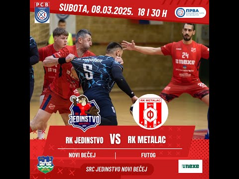 RK JEDINSTVO Novi Bečej- RK Metalac Futog Subota  08.03.2025 19:30h
