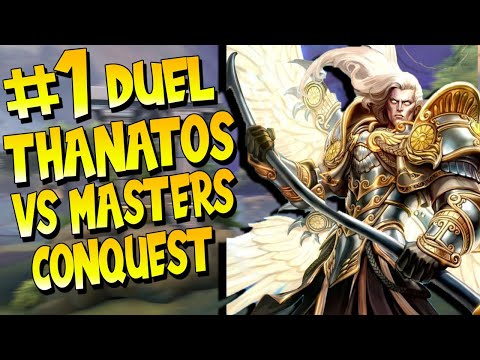 THE NUMBER 1 DUEL THANATOS TAKES ON CONQUEST! INSANE COMEBACK! - Masters Ranked Conquest - SMITE