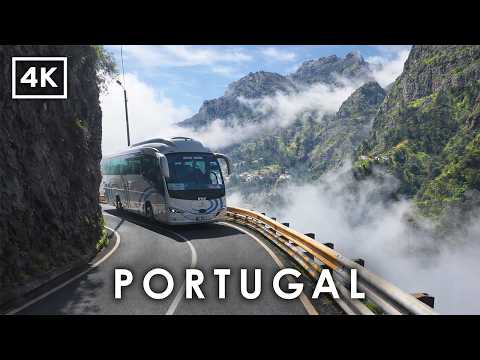 This MADEIRA Road Is Crazy... | Driving to NUN'S VALLEY 🇵🇹 (4K)