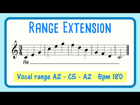 Vocal Range Extension Exercise  | 1.5 Octave Arpeggio - Male
