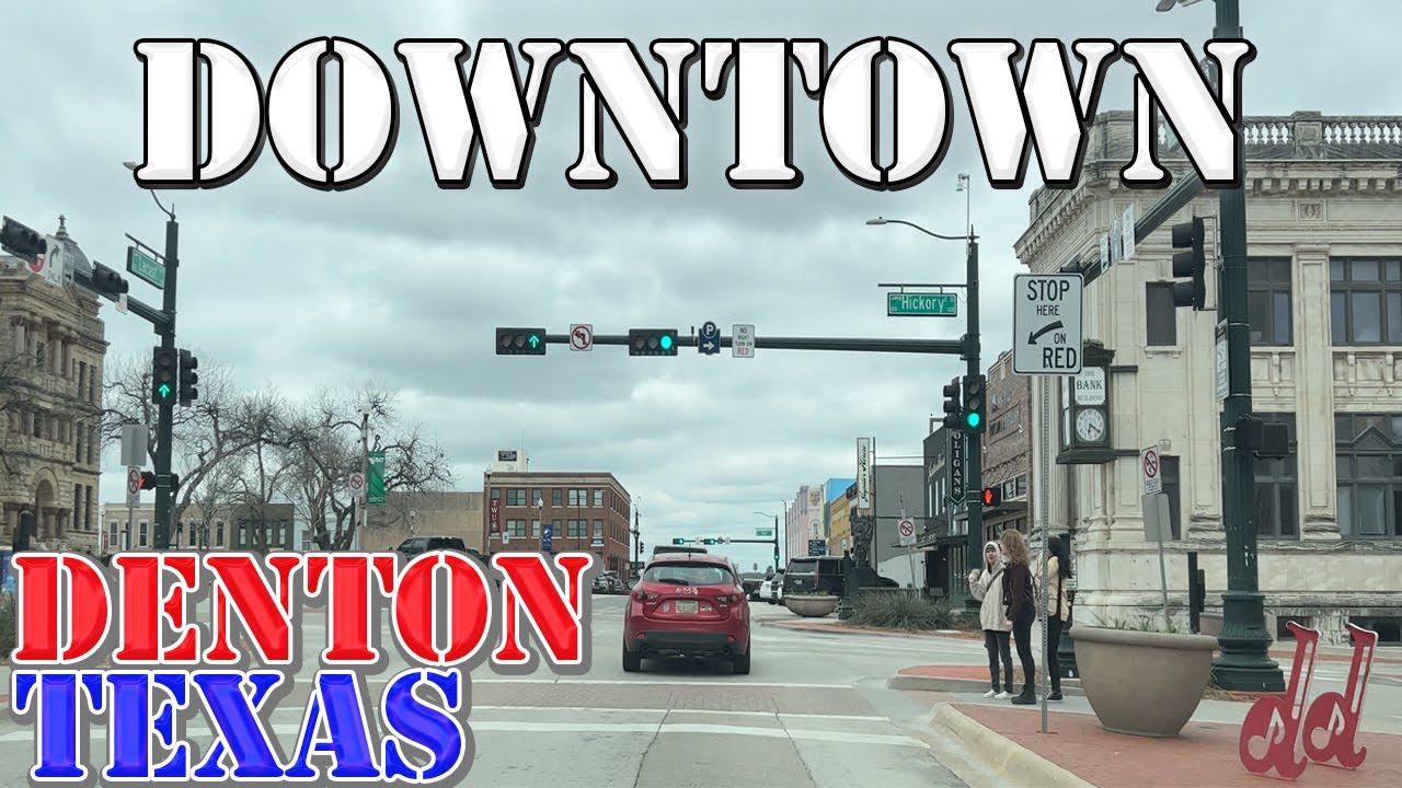 Immersive street-level walking tour through Denton, TX, United States, showcasing authentic urban landscapes, local architecture, and the vibrant atmosphere of the city's neighborhoods