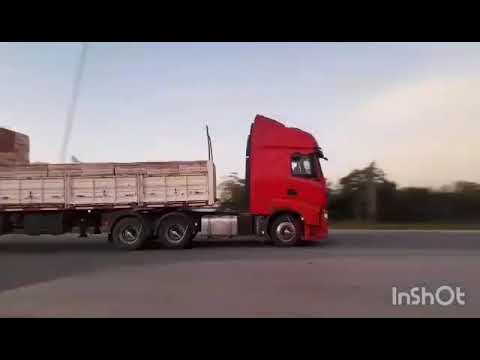 CAMIONES EN RN19 , SAN FRANCISCO , CORDOBA , ARGENTINA , VIDEO 273