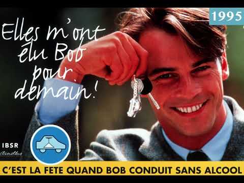 Still frame from Bob ("It's Party Time When Bob Drives") (Belgian Road Safety Institute (BIVV-IBSR, now Vias institute), 1995)