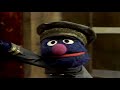 Classic Sesame Street Grover Monster As Oscar S Grouch Elevator Operator 1974