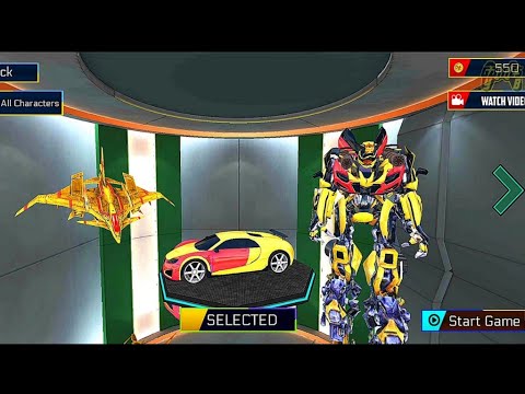 Multi Robot Jet Transform War 2021: Car Robot Jet Transform - Android Gameplay