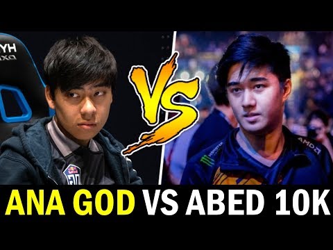 when ANA vs ABED — Dota GOD vs 10K Mid Boss Dota 2