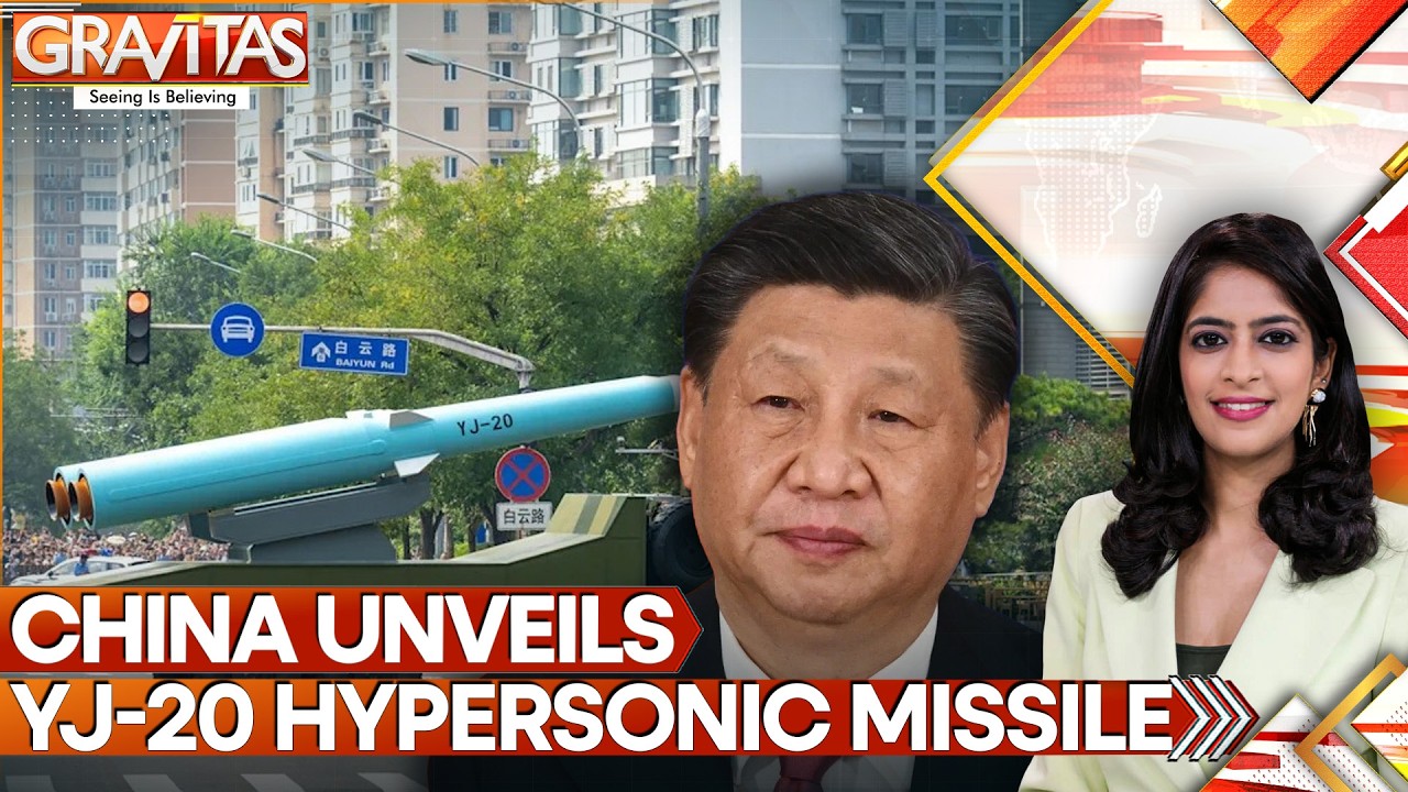 China Unveils YJ-20 Hypersonic Missile | New Threat to U.S. Aircraft Carriers? | GRAVITAS