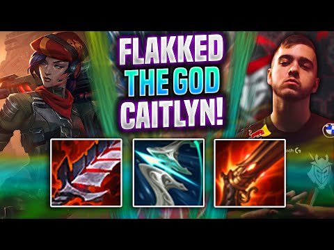 FLAKKED IS A GOD WITH CAITLYN! - G2 Flakked Plays Caitlyn ADC vs Jhin! | Season 2022
