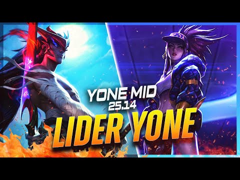 LIDER - Yone vs Akali MID Patch 25.14 - Yone Gameplay
