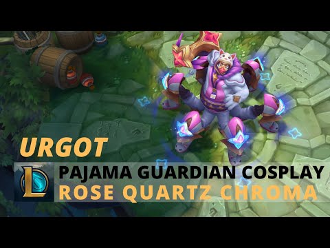 Pajama Guardian Cosplay Urgot Rose Quartz Chroma - League Of Legends