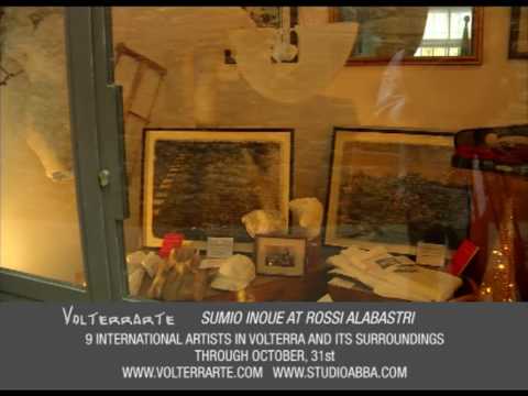 Sumio Inoue at Rossi Alabastri - Volterra