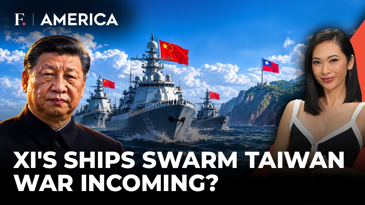 China Swarms Taiwan With 200 Ships: Is Xi Jinping Preparing for War? | Firstpost America | N18G