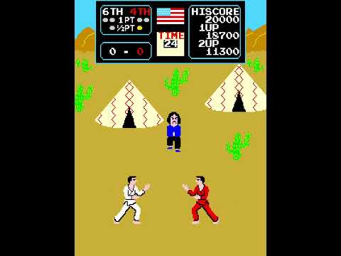 Data Driven Gamer: Karate Champ (Technos Japan, 1984 arcade, 60fps)