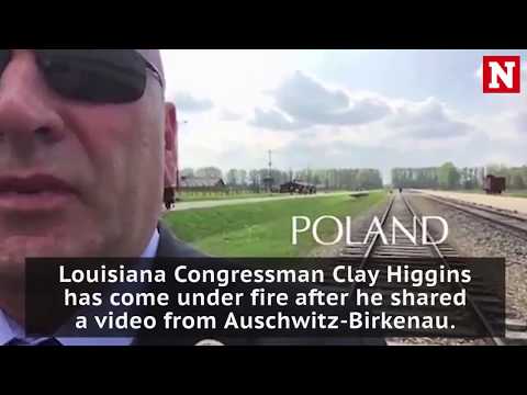 Holocaust-related organizations condemn congressman Clay Higgins who filmed inside gas chamber