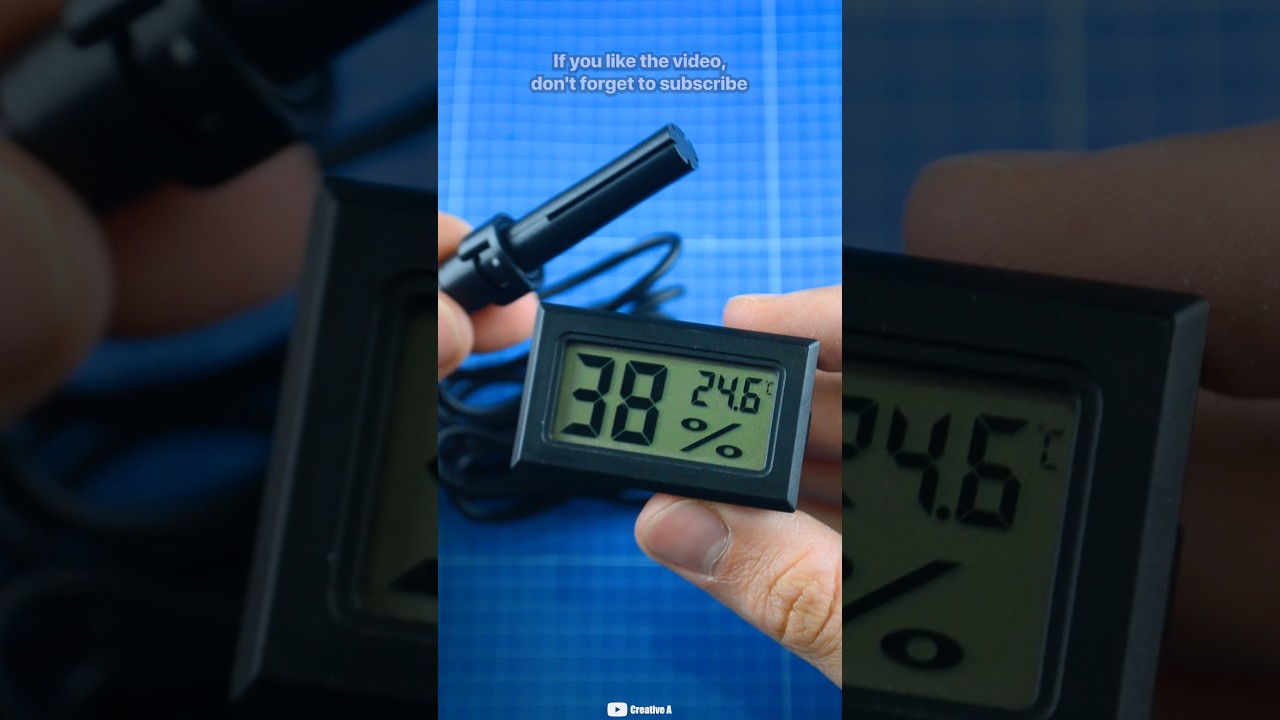 MINI thermometer and hygrometer with LCD #thermometer #lcd #greenhouse