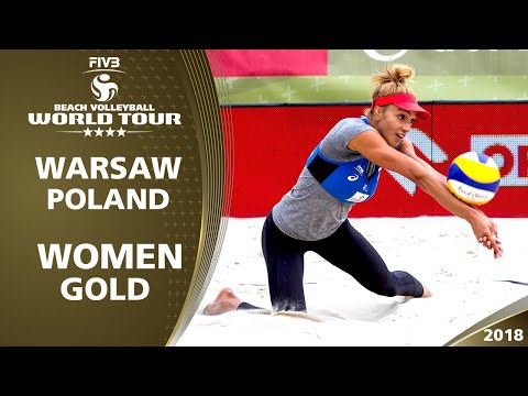 Laboureur/Sude vs. Bansley/Brandie - Full Match | 4* Warsaw - FIVB Beach Volleyball World Tour 17/18