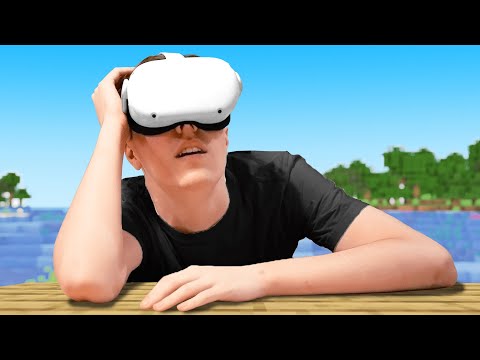 Spending 24 Hours in VR Minecraft FINALE