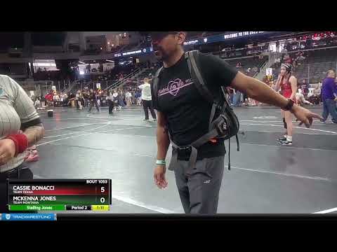 144 Lbs Champ. Round 1 - Cassie Bonacci, Team Texas Vs McKenna Jones, Team Montana 27c3