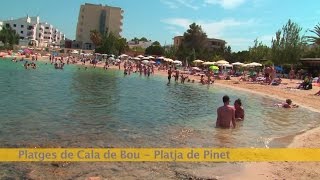 preview picture of video 'Las turísticas playas de Cala de Bou'