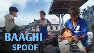 BAAGHI fight scene spoof |UP 52 COMEDY | Ayush raj dancer