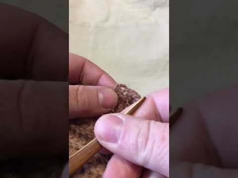 Ending a Project in Nalbinding / Needle-binding by Karin Byom