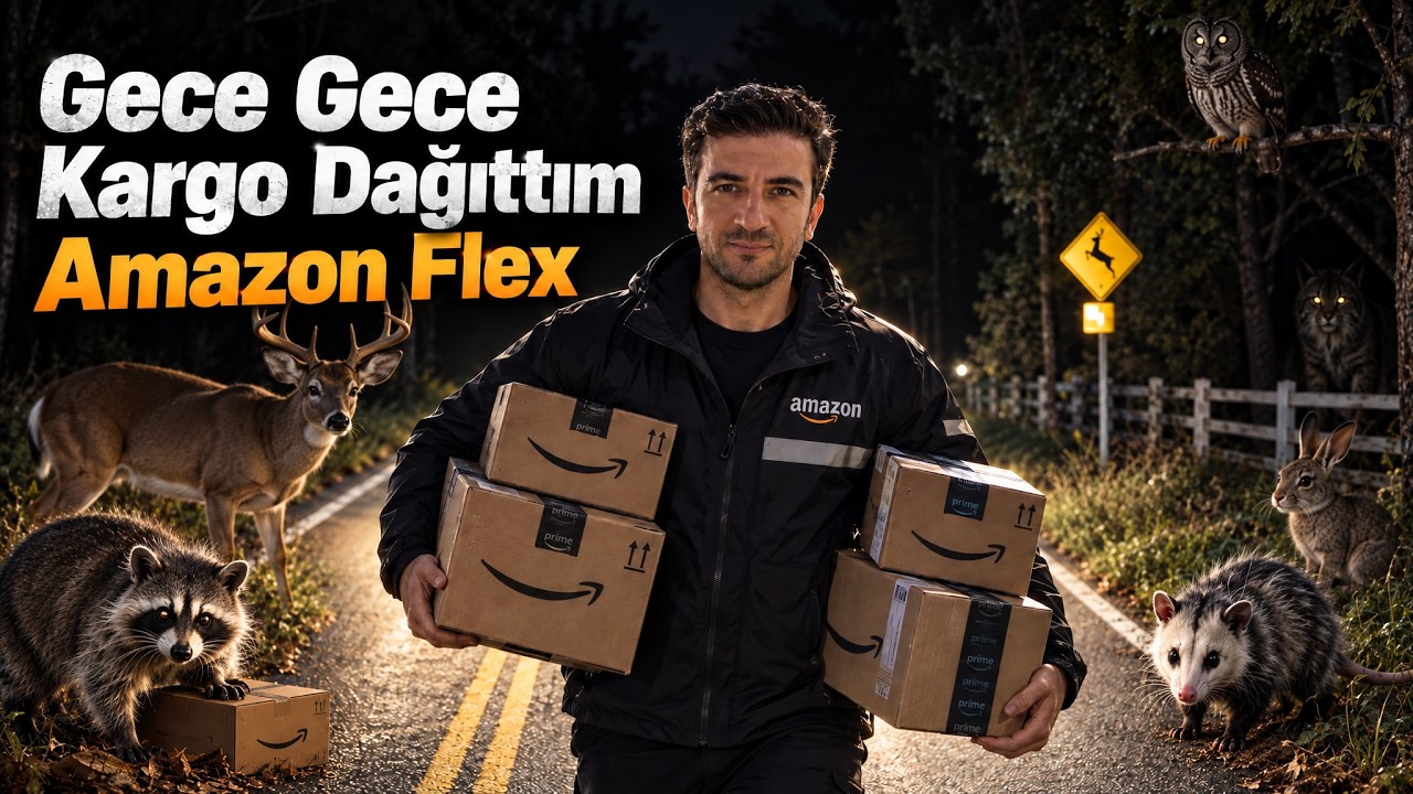 Gece Vakti Issız Yerlerde Kargo Dağıttım - Amerika'da Amazon Flex