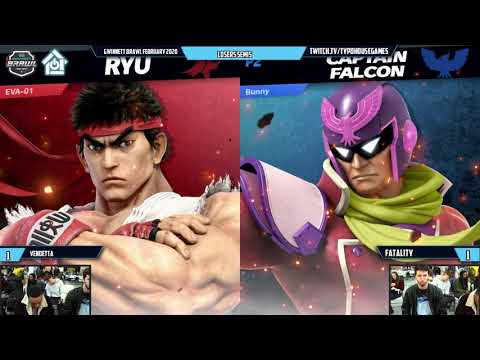 Gwinnett Brawl February 2020 - Vendetta(Ken/Ryu) VS Fatality(Falcon) - Losers Semis