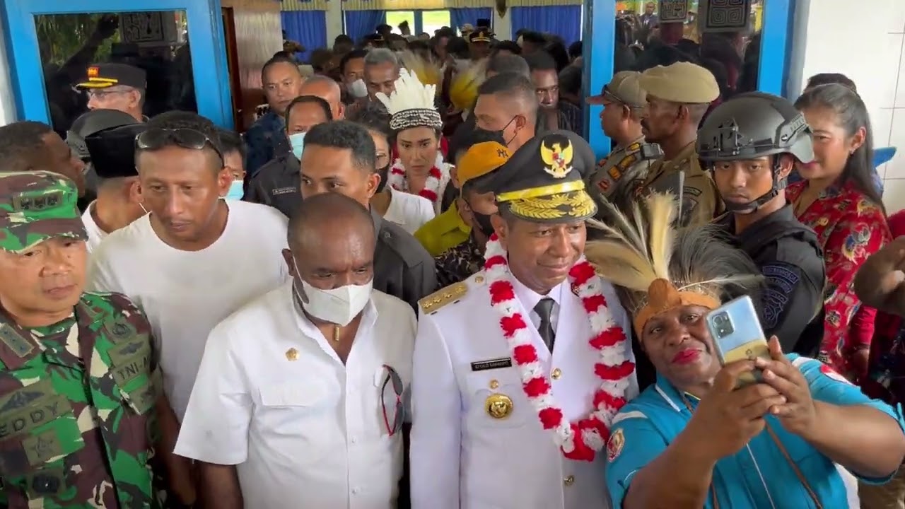 Penantian 20 Tahun, Belasan Ribu Masyarakat Merauke Bereuforia Menyambut Kehadiran Pj Gubernur PPS