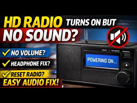 How to Fix ANY Digital HD FM Radio NO SOUND But Still Turns On Revo Sangean Roberts Pure Ruark Ocean