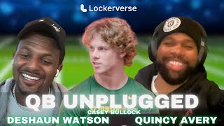 Deshaun & Quincy coach Casey Bullock on the #1 Tip EVERY Quarterback MUST KNOW! | QB Unplugged Ep. 3