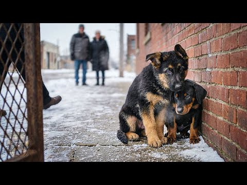 I Found Two Freezing Puppies Clinging To A Wall – I Thought My Heart Was Too Old For This