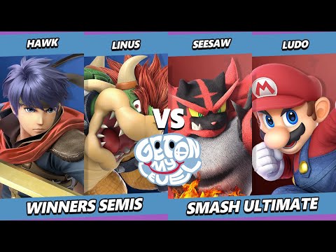 GOML 2023 Top 8 - Seesaw & Ludo Vs. Hawk & Linus - Smash Ultimate - SSBU