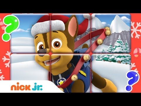 Puzzle Game Mix-Up #7 Holiday Edition w/ Santiago, Blue’s Clues, & PAW Patrol! 🧩🎄 | Nick Jr.