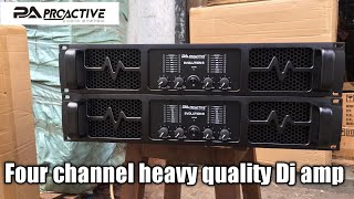 Four channel Dj amplfiier  Proactive evolution 6 review