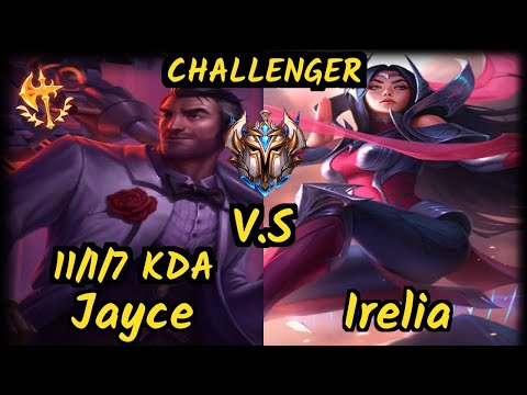 KBM Zantins (JAYCE) vs IRELIA - 11/1/7 KDA TOP CHALLENGER GAMEPLAY - BR