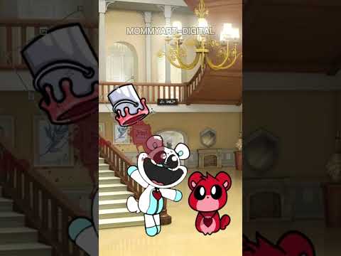 Pov We're Best Friends  - POPPY PLAYTIME CHAPTER 3 ANIMATION |  by @GH.S ♥️ #shorts #bobbybearhug