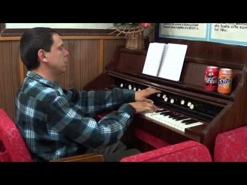 Que alegria neste dia! - Harmonista Bujor Florin Lucian tocando o Harmônio Mannborg