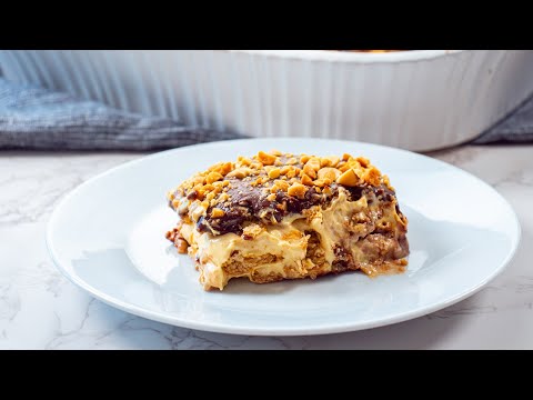 No-bake Peanut Butter Eclair Cake Recipe