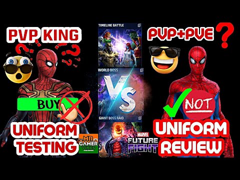🕸️😯T3 lvl 70 👉spider man BACK TO BASICS uniform review in Marvel future fight Mr GAMER VINES Hindi