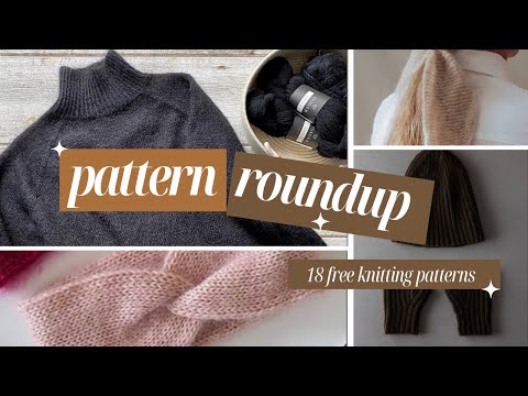 Pattern Roundup! 18 Free Knitting patterns to enjoy this fall | socks, cables, hats, & turtlenecks