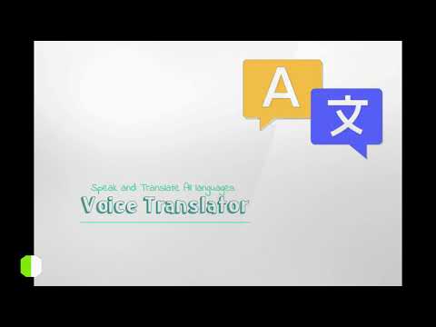 Speak and Translate All languages Voice Translator