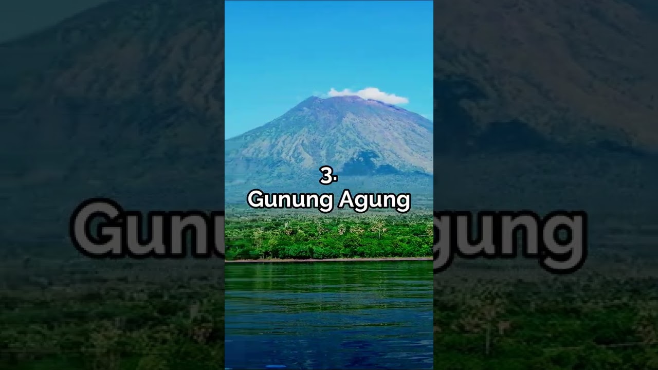5 Gunung Berapi Paling Berbahaya Di Indonesia #shorts #indonesia #gunung